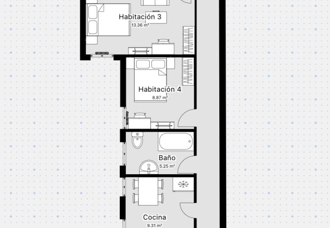 Alquiler por habitaciones en Salamanca - | Habitación Rector 1H5 | Interior | Baño Comparti Alquiler por habitaciones en Salamanca - | Habitación Rector 1H5 | Interior | Baño Comparti