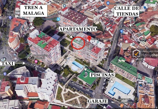 Apartamento en Torremolinos - HomyAT NOGALERA, CON PISCINA Y GARAJE, CENTRO TO Apartamento en Torremolinos - HomyAT NOGALERA, CON PISCINA Y GARAJE, CENTRO TO