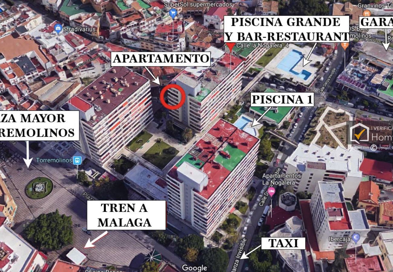 Apartamento en Torremolinos - HOMYFLAT NOGALERA, CON PISCINA Y GARAJE, CENTRO TO